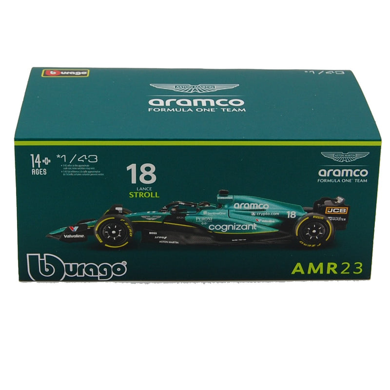 Aston Martin AMR23 Aramco Cognizant F1 2023 Lance Stroll 1:43 Signature - 83395