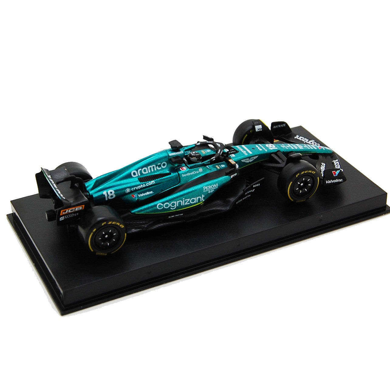 Aston Martin AMR23 Aramco Cognizant F1 2023 Lance Stroll 1:43 Signature - 83401