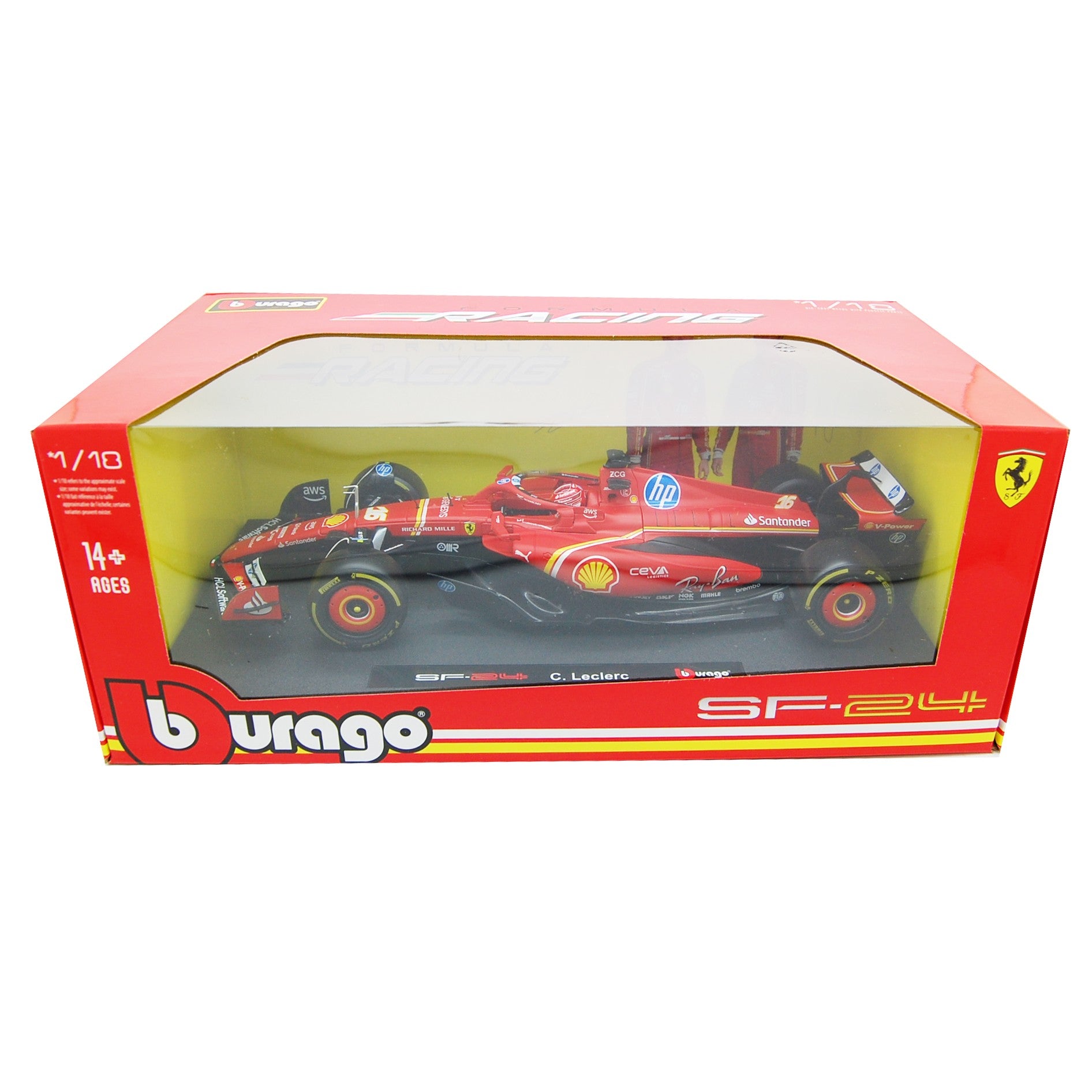 Ferrari SF-24 4th Emilia Romagna Imola Gp F1 2024 Charles Leclerc 1:18 - 83504