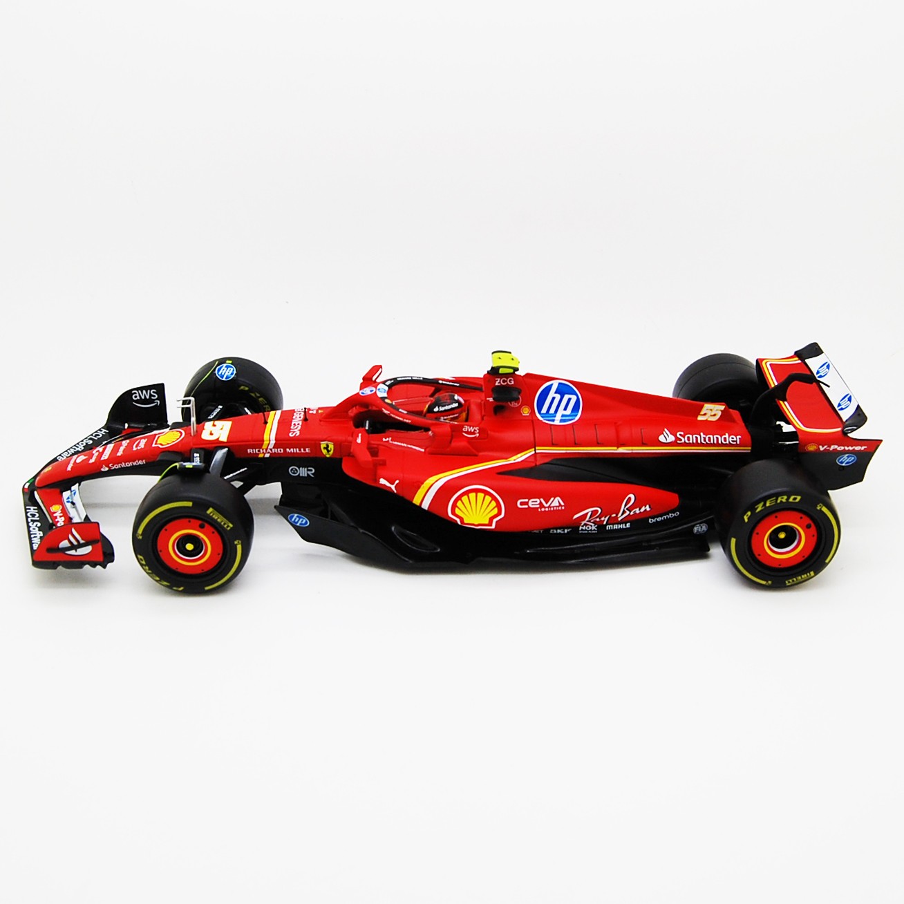 Ferrari SF-24 5th Emilia Romagna Imola Gp F1 2024 Carlos Sainz 1:18 - 83507