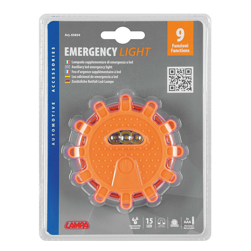 Emergency Light Lampada supplementare a led 9 funzioni - 83654
