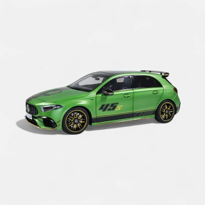Mercedes-Benz A-Class A45S 2023 4-Matic AMG Green metallic -Black 1:18-1