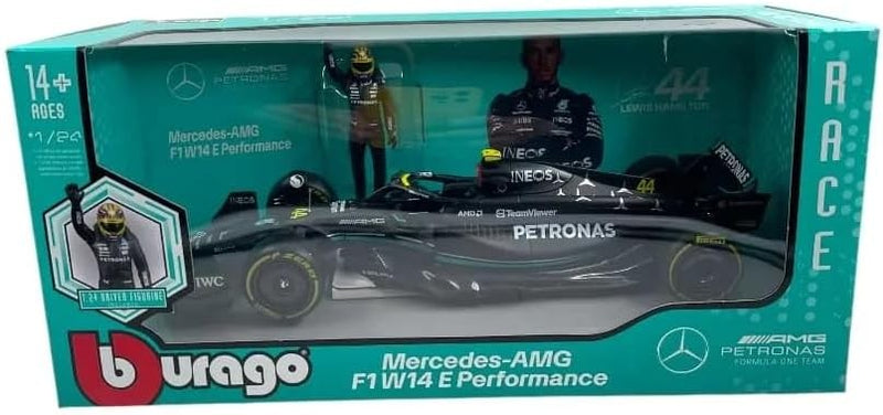 Mercedes-Benz AMG F1 2023 W14 E Performance with figure Lewis Hamilton 1:24 - 83725