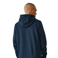 Ayrton Senna Felpa Logo Blu con Cappuccio - 83776