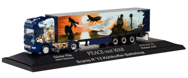Scania R13 TL Pille "Peace Not War" blue 1:87 - 83817