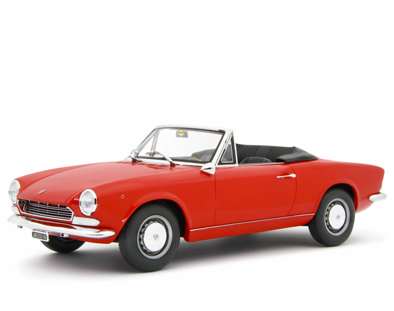 Fiat 124 Sport Spider AS (1438 cc.) 1968 Rosso 1:18 - 83935