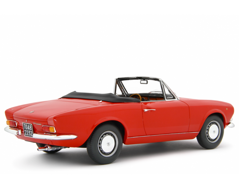 Fiat 124 Sport Spider AS (1438 cc.) 1968 Rosso 1:18 - 83936
