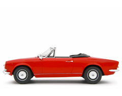 Fiat 124 Sport Spider AS (1438 cc.) 1968 Rosso 1:18 - 83937
