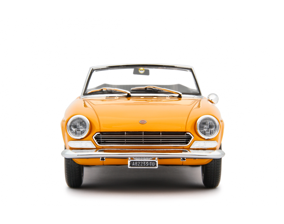 Fiat 124 Sport Spider AS (1438 cc.) 1968 Giallo positano 1:18 - 83952