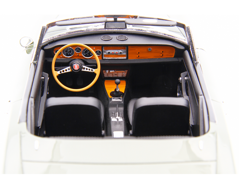 Fiat 124 Sport Spider AS (1438 cc.) 1968 Giallo positano 1:18 - 83955