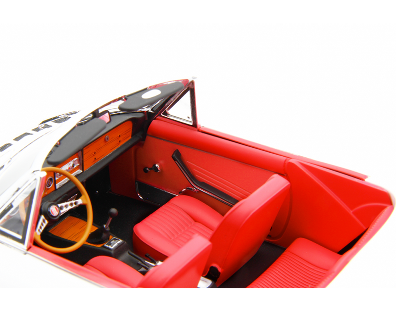 Fiat 124 Sport Spider AS (1438 cc.) 1968 Blu chiaro 1:18 - 83966
