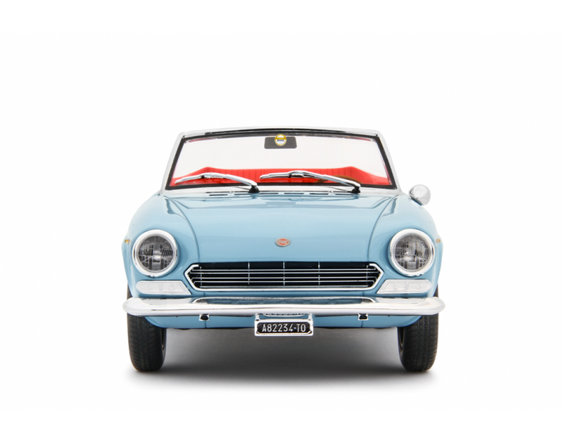 Fiat 124 Sport Spider AS (1438 cc.) 1968 Blu chiaro 1:18 - 83970