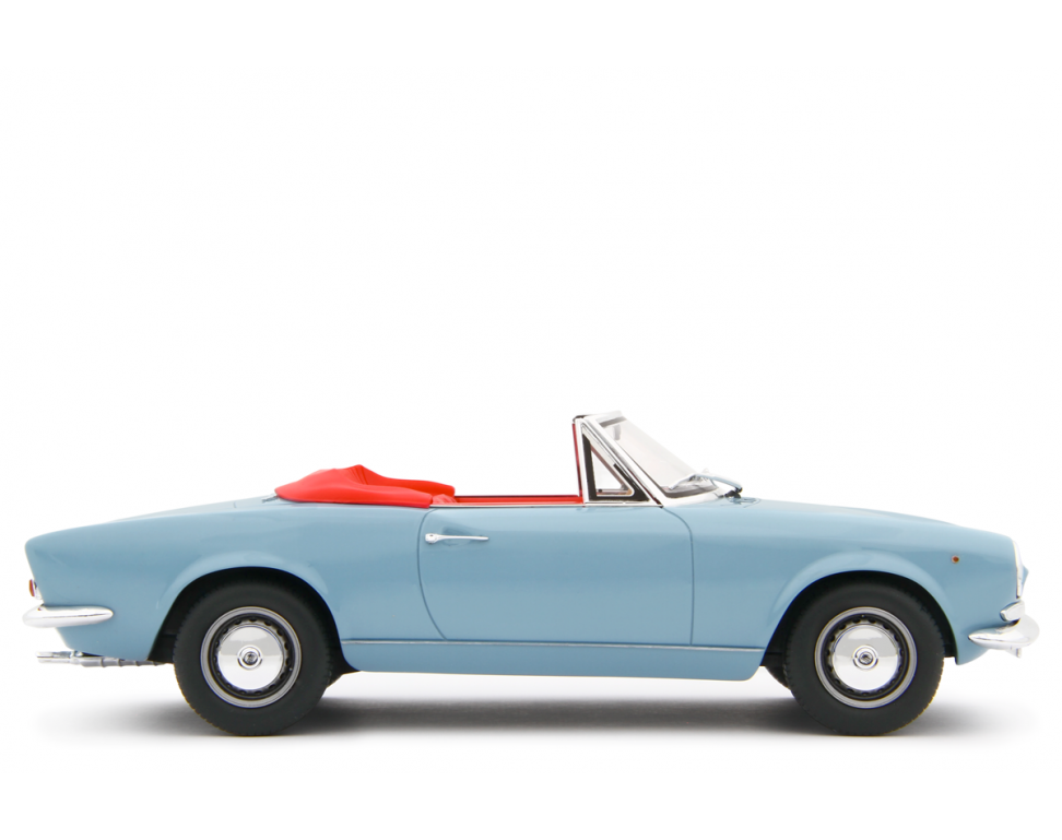 Fiat 124 Sport Spider AS (1438 cc.) 1968 Blu chiaro 1:18 - 83971