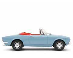 Fiat 124 Sport Spider AS (1438 cc.) 1968 Blu chiaro 1:18 - 83971