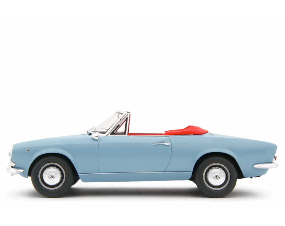 Fiat 124 Sport Spider AS (1438 cc.) 1968 Blu chiaro 1:18 - 83972