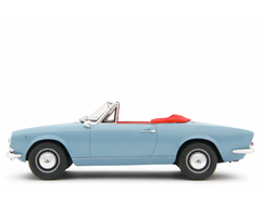 Fiat 124 Sport Spider AS (1438 cc.) 1968 Blu chiaro 1:18 - 83972