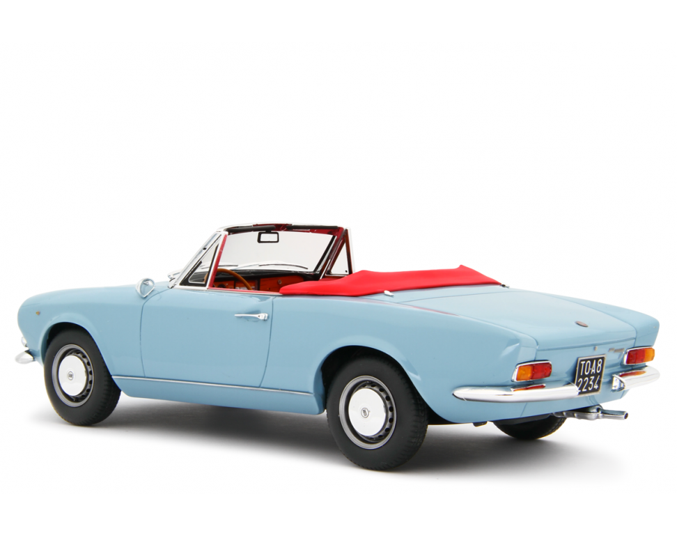 Fiat 124 Sport Spider AS (1438 cc.) 1968 Blu chiaro 1:18 - 83974