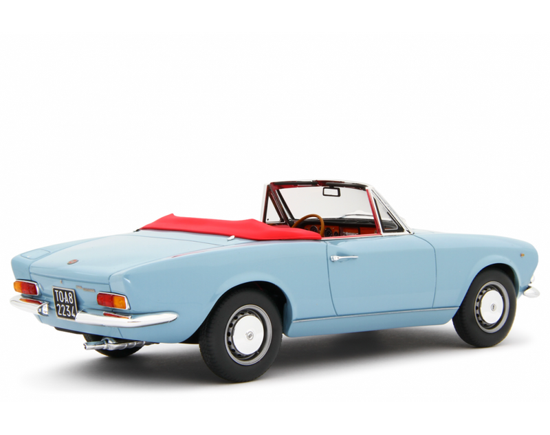 Fiat 124 Sport Spider AS (1438 cc.) 1968 Blu chiaro 1:18 - 83976