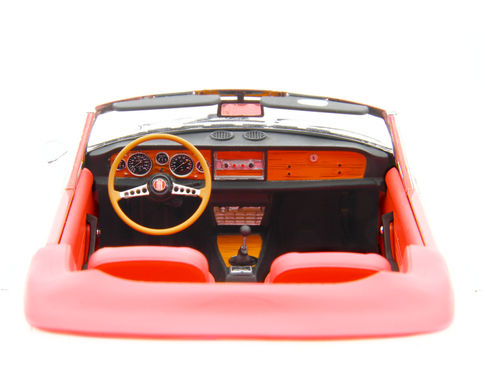 Fiat 124 Sport Spider AS (1438 cc.) 1968 Bianco Chrono Classic 1:18 - 83997