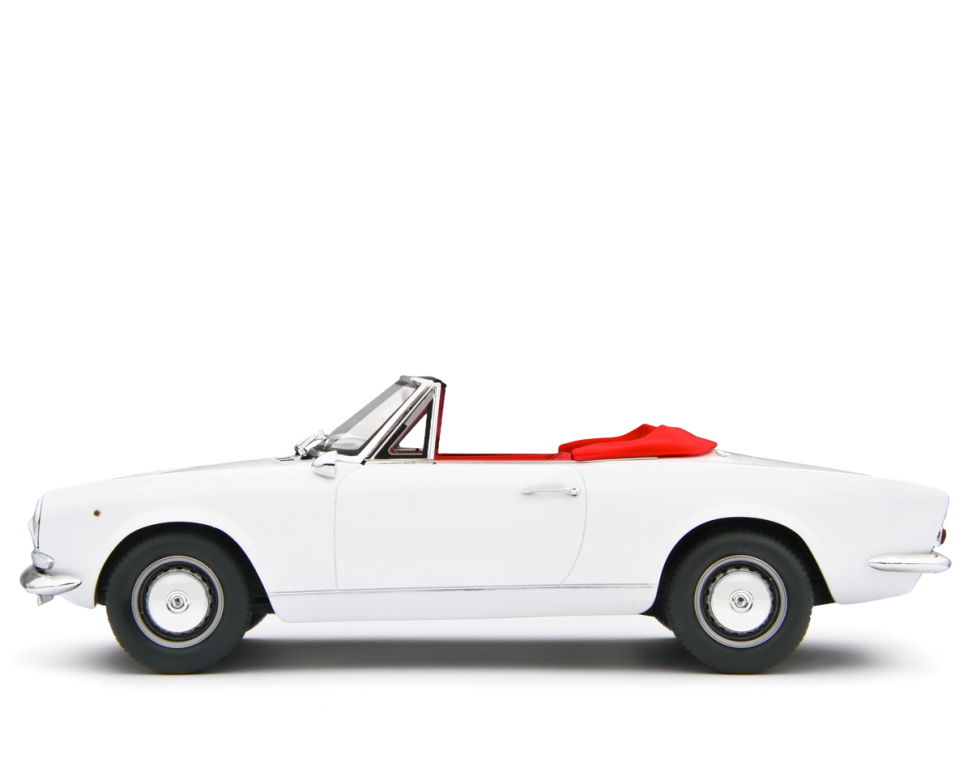 Fiat 124 Sport Spider AS (1438 cc.) 1968 Bianco Chrono Classic 1:18 - 84003