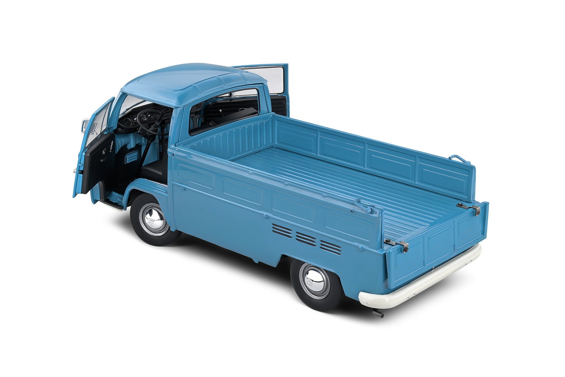 Volkswagen VW T2 1968 Pick-Up Blue Petrol 1:18 - 84090