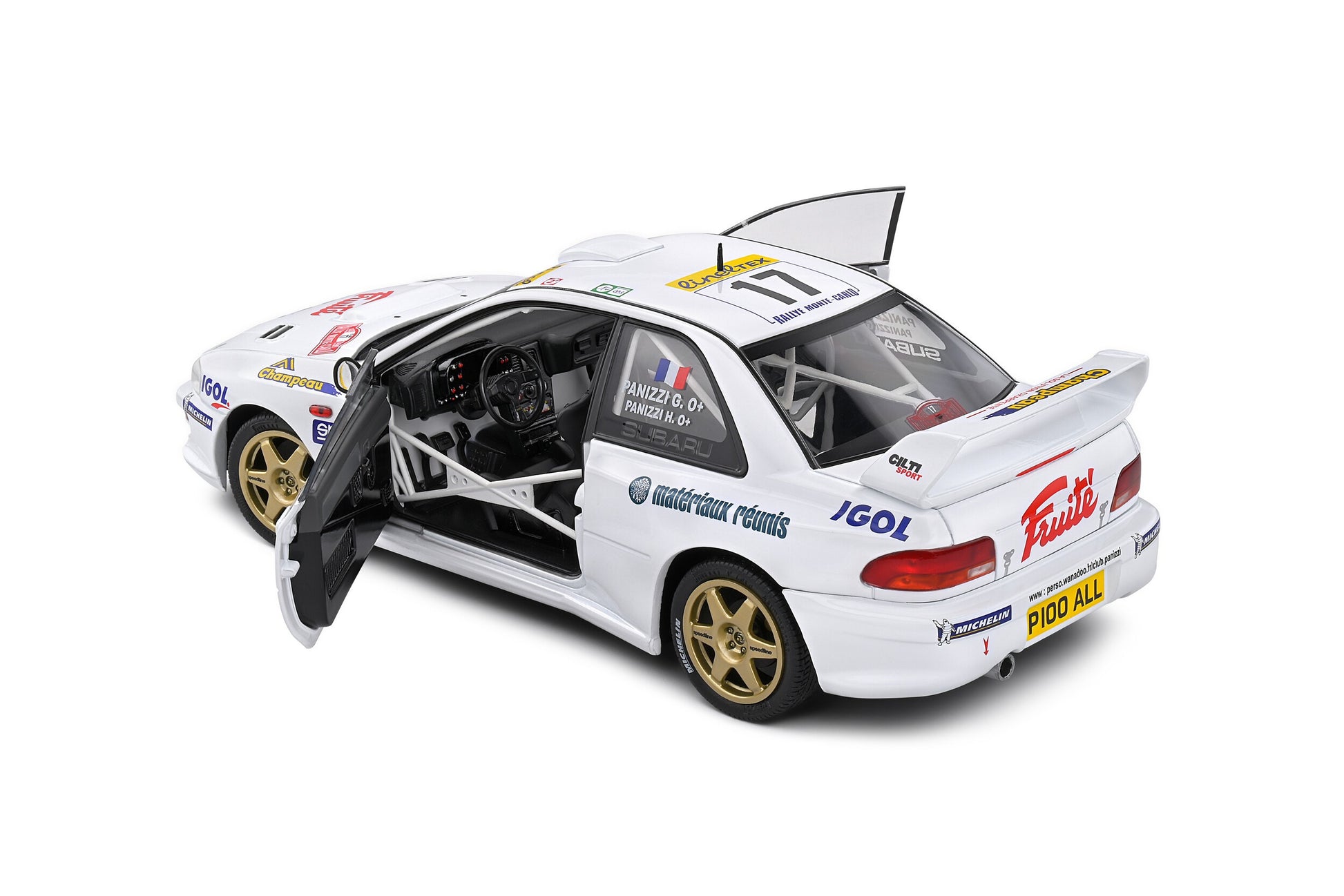 Subaru Impreza S5 WRC99 22B Rallye Monte Carlo 1999 Gilles Panizzi - Herve Panizzi 1:18 - 84091