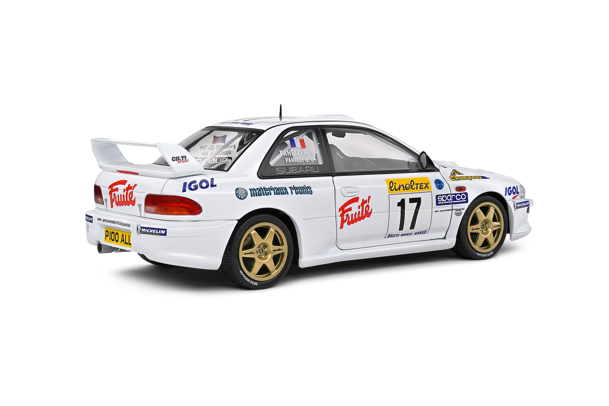 Subaru Impreza S5 WRC99 22B Rallye Monte Carlo 1999 Gilles Panizzi - Herve Panizzi 1:18 - 84100