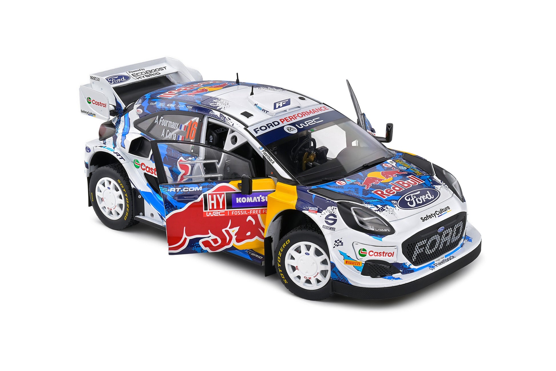 Ford Puma Rally1 Hybrid Rally Sweden 2024 Adrien Fourmaux - Alexandre Coria 1:18 - 84105