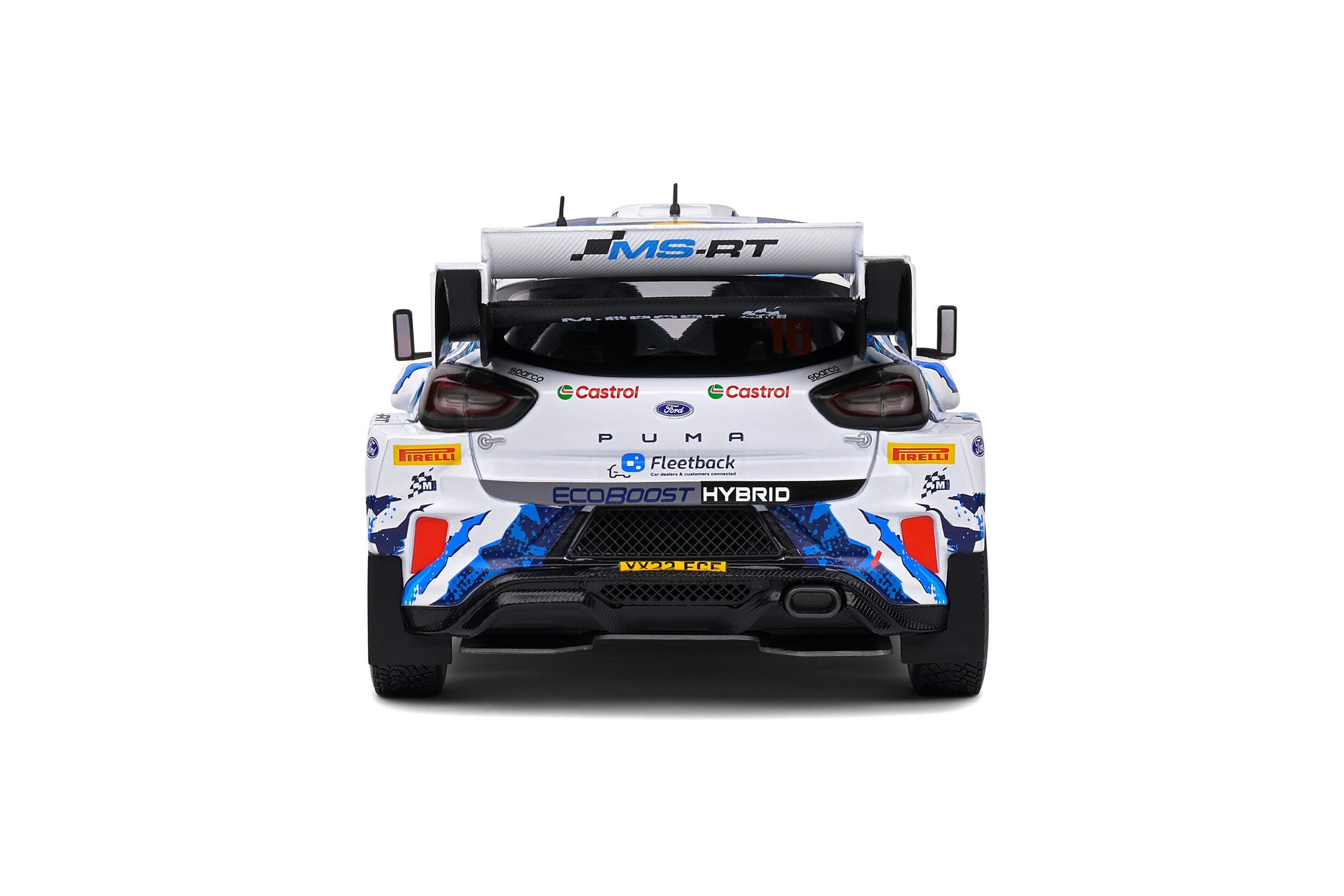 Ford Puma Rally1 Hybrid Rally Sweden 2024 Adrien Fourmaux - Alexandre Coria 1:18 - 84109