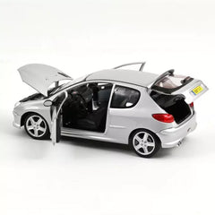 Peugeot 206 RC 2003 Argent Aluminium 1:18 - 84125