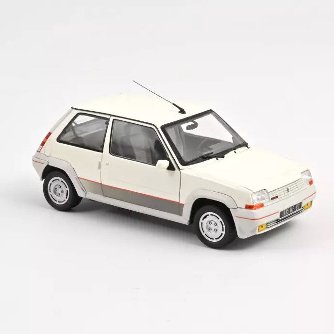 Renault Supercinq GT Turbo Ph I 1985 Pearl White 1:18 - 84126