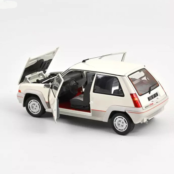 Renault Supercinq GT Turbo Ph I 1985 Pearl White 1:18 - 84127