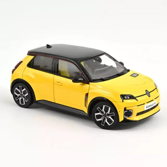 Renault 5 E-Tech 100% Electrique 2024 Pop Yellow - Black 1:18 - 84134