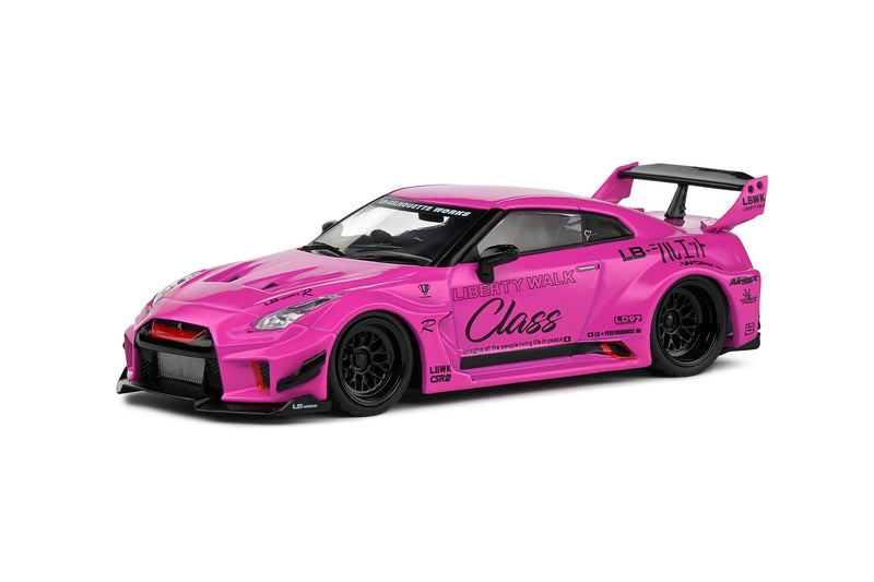 Nissan GT-R (R35) Liberty Walk Silhouette 2019 Purple 1:43 - 84175
