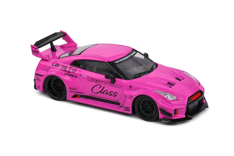 Nissan GT-R (R35) Liberty Walk Silhouette 2019 Purple 1:43 - 84182