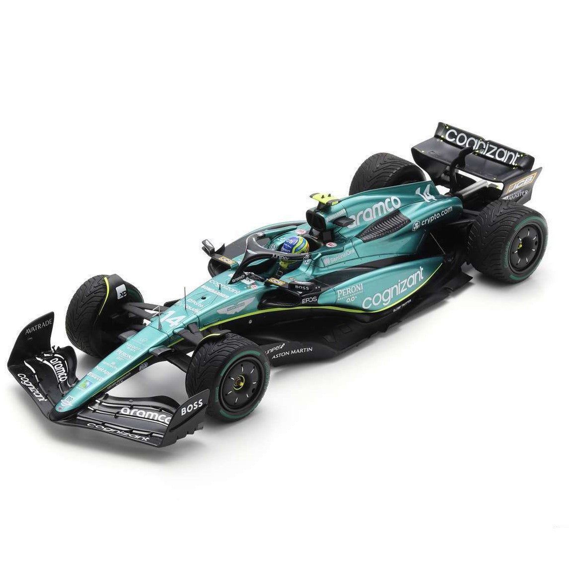 Aston Martin AMR23 Aramco Cognizant F1 2nd Monaco GP 2023 Fernando Alonso 1:18 - 84421