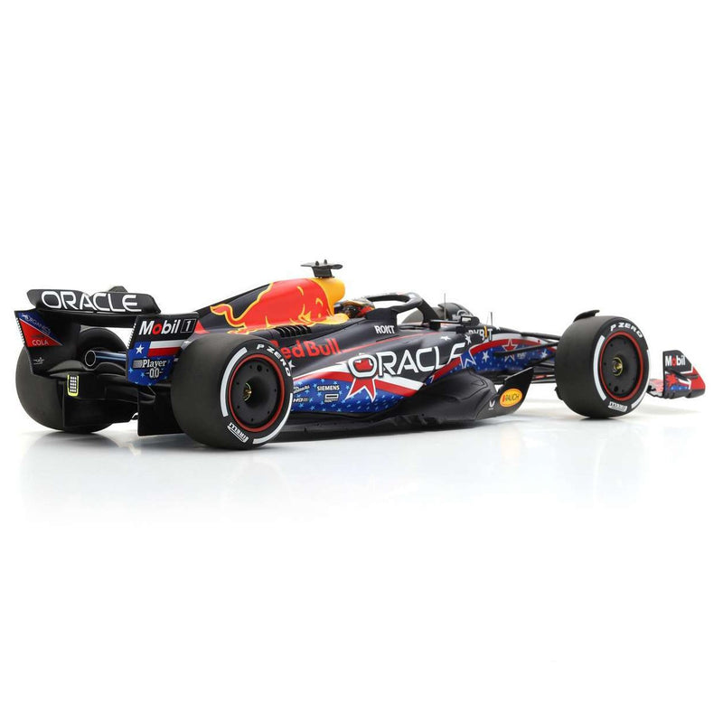 Red Bull Racing RB19 F1 2023 Winner USA GP 2023 Austin Max Verstappen 1:18 - 84432