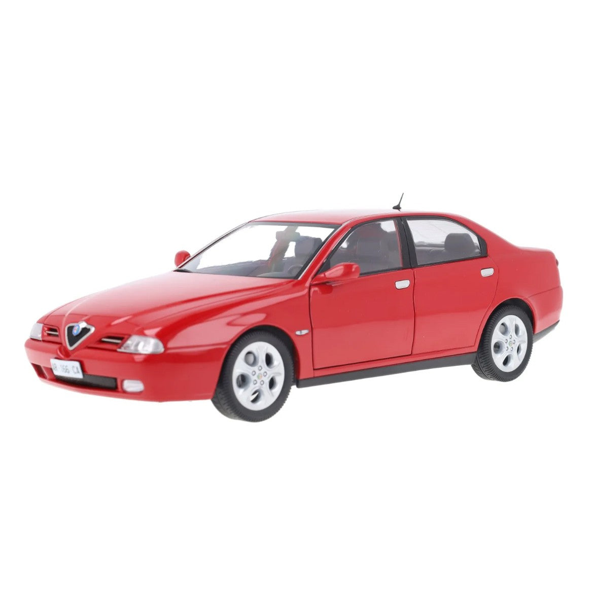 Alfa Romeo 166 3.0 V6 1998 Red - interior Black 1:18 - 84444