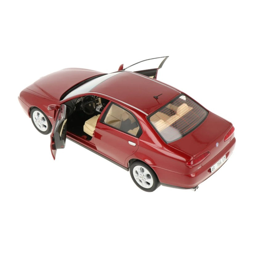 Alfa Romeo 166 3.0 V6 1998 Rosso Proteo Metallizzato - interni Beige 1:18 - 84449
