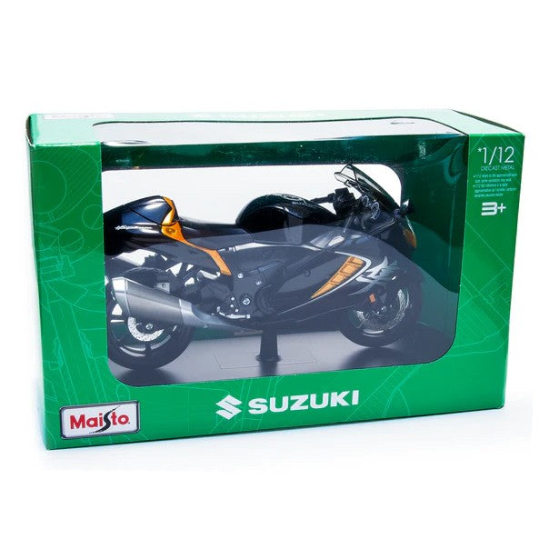 Suzuki Hayabusa 2022 Black Orange 1:12 - 84477