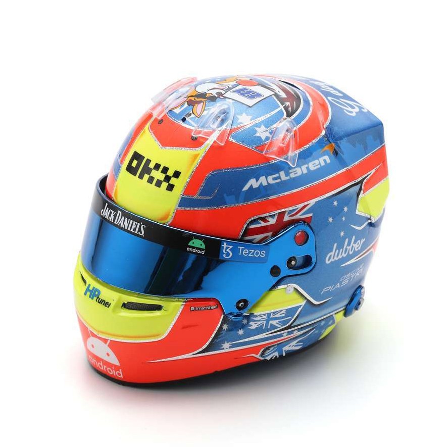 Oscar Piastri Casco Bell Helmet F1 Australian GP 2023 MCL60 Mclaren Mercedes 1:5 - 84482