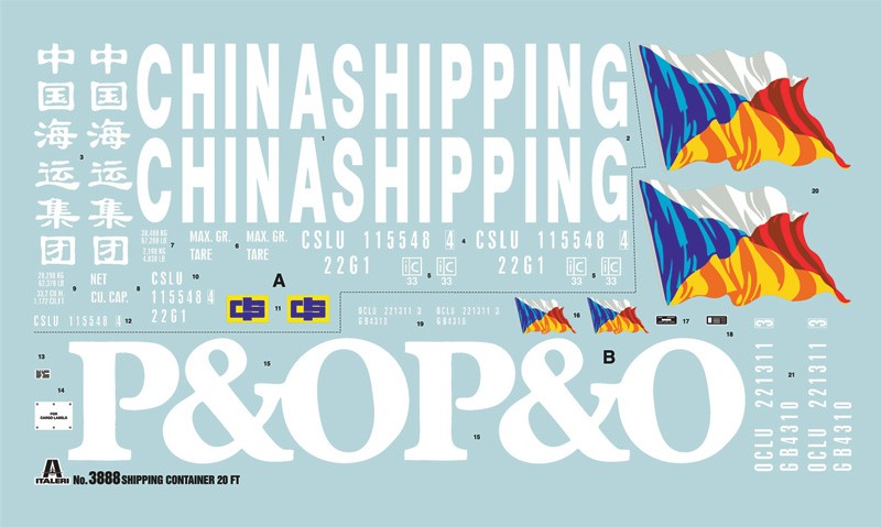 Shipping Container 20 Ft. Kit 1:24 - 8452