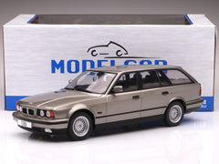 BMW 530i (E34) Touring 1991 Grigio Metallizzato 1:18 - 84520