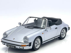 Porsche 911 Carrera Cabrio 3.2 1988 Argento 1:18 - 84524