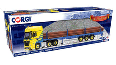 Mercedes-Benz Actros (MP4) rimorchio base piatta Middlebrook Transport Ltd 1:50 - 84540