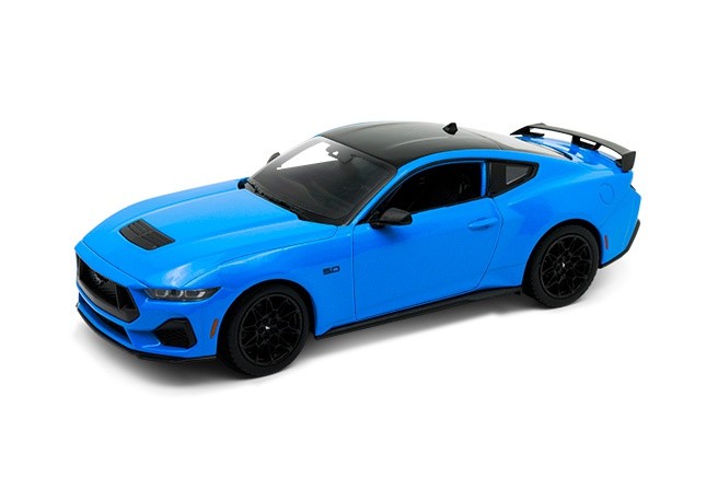 Ford Mustang GT 2024 Metallic Blue 1:24 - 84560