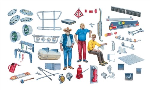 Truck Accessories for European and US Truck Kit 1:24 - 8460
