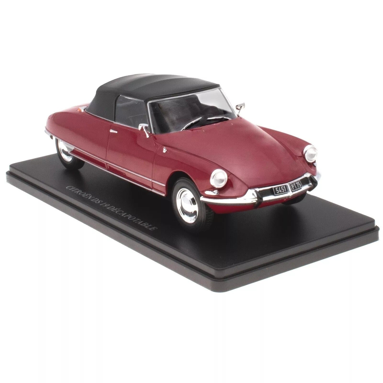 Citroen DS19 1964 Decapotable Cabriolet Dark Red 1:24 - 84724