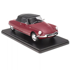 Citroen DS19 1964 Decapotable Cabriolet Dark Red 1:24 - 84724
