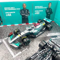 Mercedes-Amg Petronas F1 W12 + W13 + W14 Gift Set 4pz Bburago 1:43 - 84843